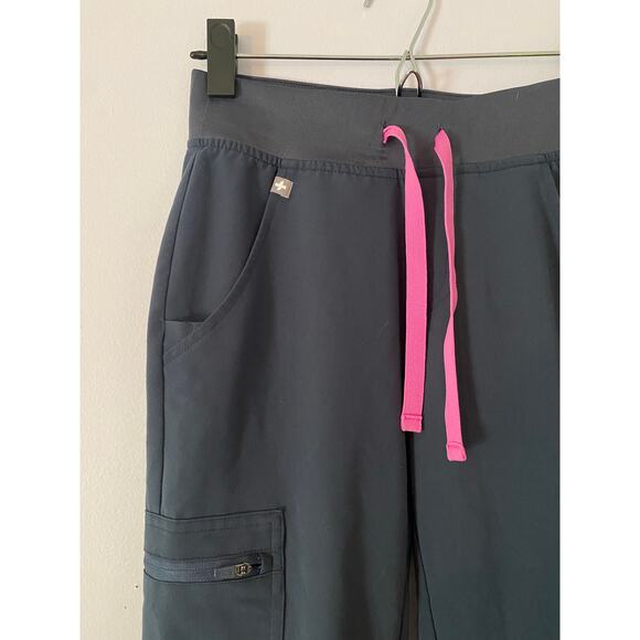 FIGS Night Sky Gray Zamora Jogger Scrub Pants Uniform Nurse Women's size XXS - Picture 3 of 9